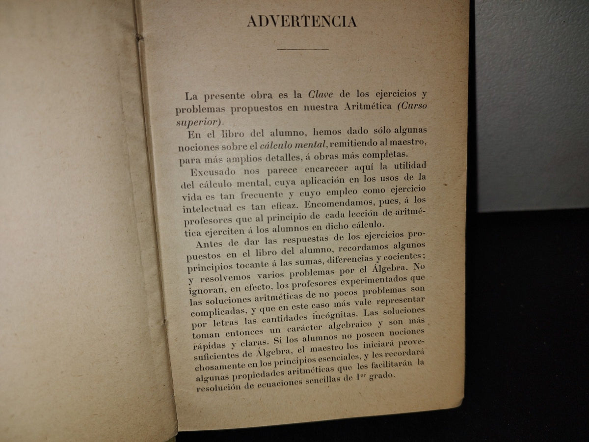 63- Aritmética. Curso Superior - G. M. Bruño 1898