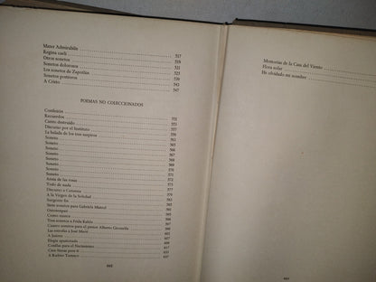 188- Material Poético 1918-1961 - Carlos Pellicer - Universidad Nacional Autónoma De México, Segunda Edición: 1962