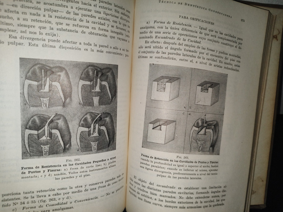 92- Antiguo Libro De Odontología: Técnica De Dentística Conservadora. Preparación De Cavidades - Dr. Alejandro Zabotinsky - 1952