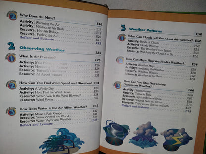 199- Libro De Ciencias En Inglés Para Niños: Discovery Works. Siver Burdett Ginn Sicence. Houghton Miffling Company, 1996
