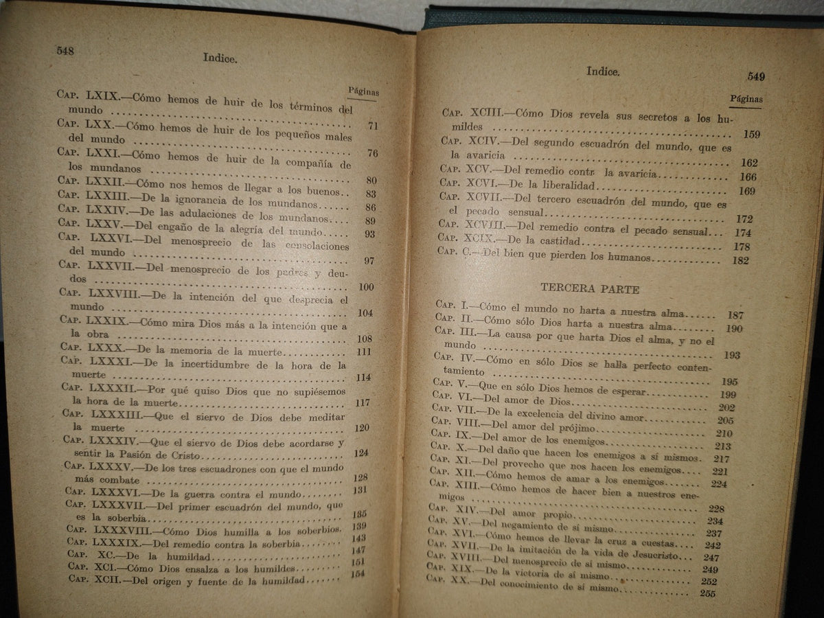 64- Tratado De La Vanidad Del Mundo. Tomo Ii - Diego De San Cristóbal - Madrid. Administración Del Apostolado De La Prensa, 1925