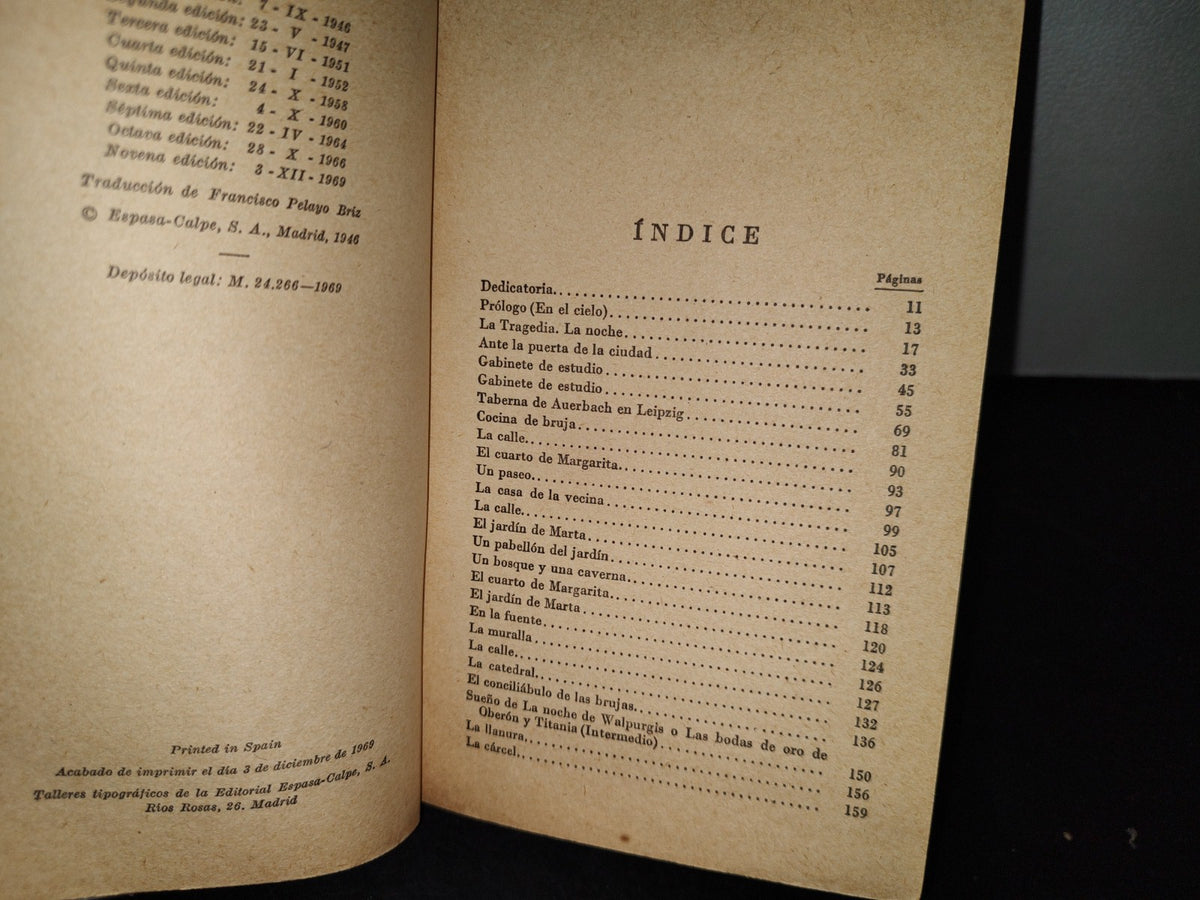 48- Goethe - Fausto - Colección Austral. 1969