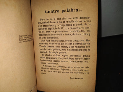 60- La República Española En 19... Fantasía Política - Domingo Cirilo Ventalló Y José Arrufat - 1911