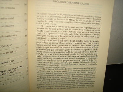 10- El Pensamiento Militar Latinoamericano. 2. Fuerzas Armadas Latinoamericanas Y Transición A La Democracia - Alamiro Castillo Aliaga, Marcos Pablo Moloeznik, Coordinadores. Casa De Chile En México. Editorial Universidad De Guadalajara, 1992