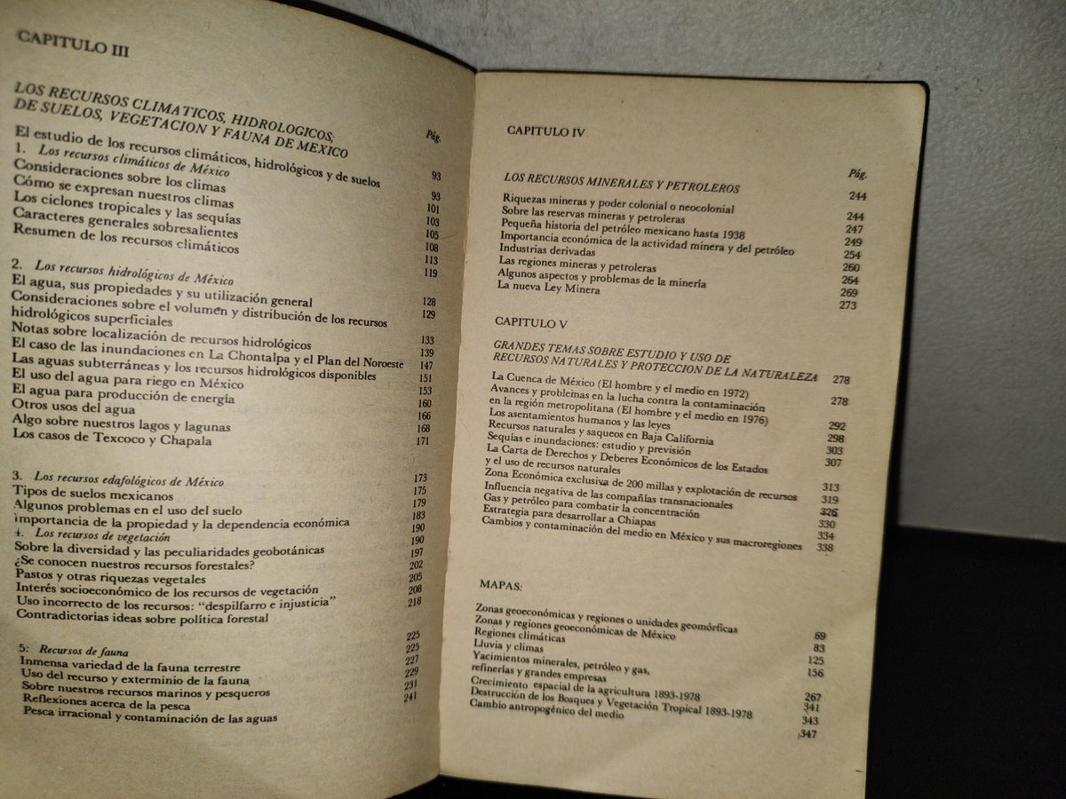 202- Recursos Naturales De México. Teoría, Conocimiento Y Uso - Ángel Bassols Batalla - Editorial Nuestro Tiempo - 1980
