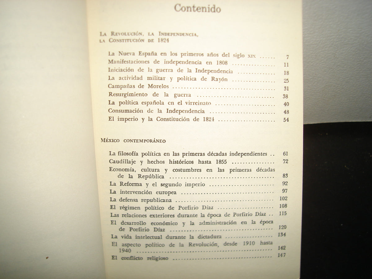 24- Apuntes De Historia Nacional 1808/1974 - Silvio Zavala - Sepsetentas