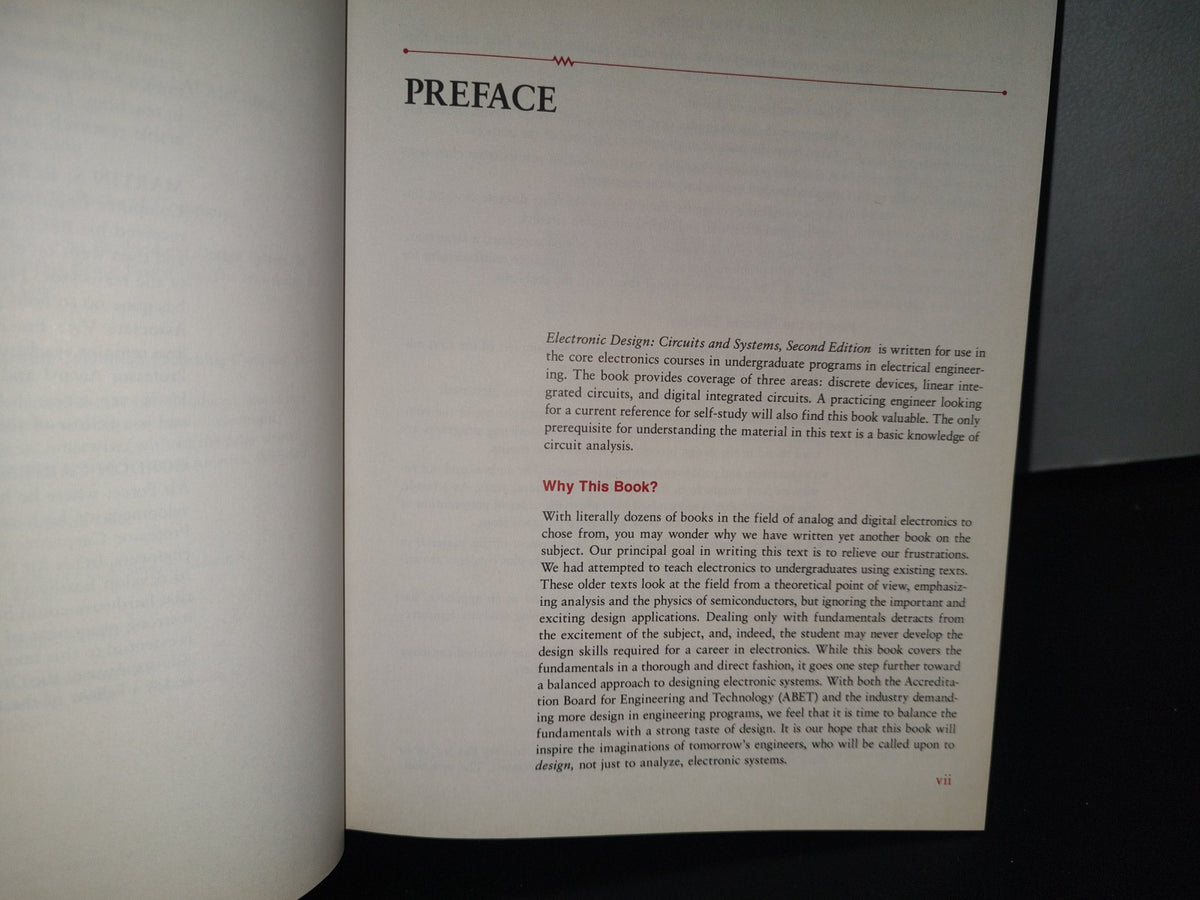 85- Electronic Design. Circuits And Systems. C. J. Savant, Jr., Martin S. Roden, Gordon L. Carpenter