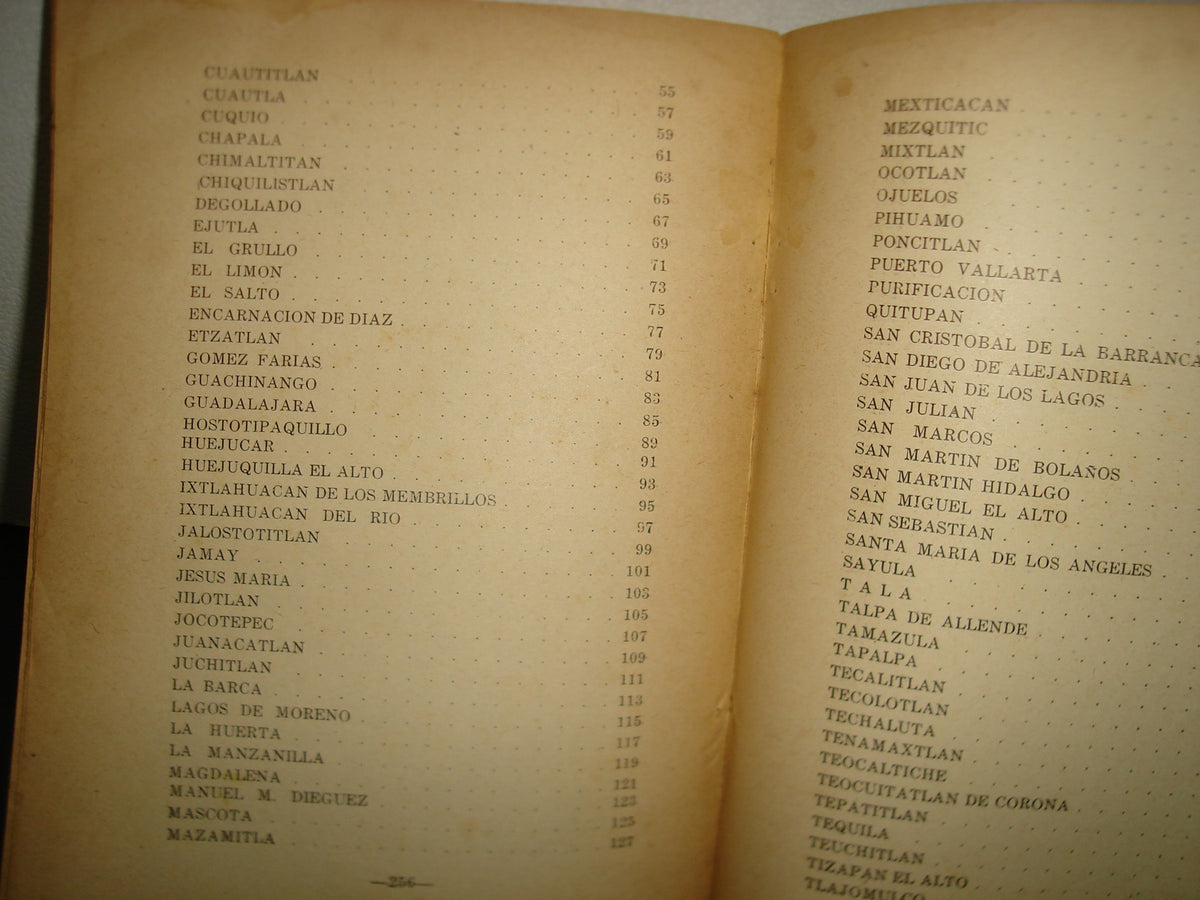 160- Síntesis De Los Informes De Los Cc. Presidentes Municipales De Jalisco, Correspondientes A 1951 - Guadalajara, Jal., 1952