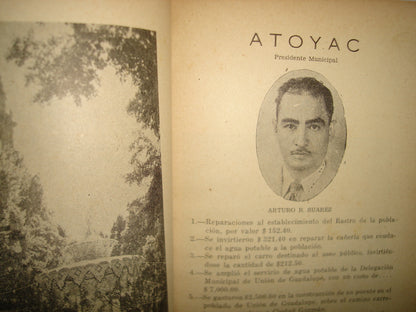 160- Síntesis De Los Informes De Los Cc. Presidentes Municipales De Jalisco, Correspondientes A 1951 - Guadalajara, Jal., 1952