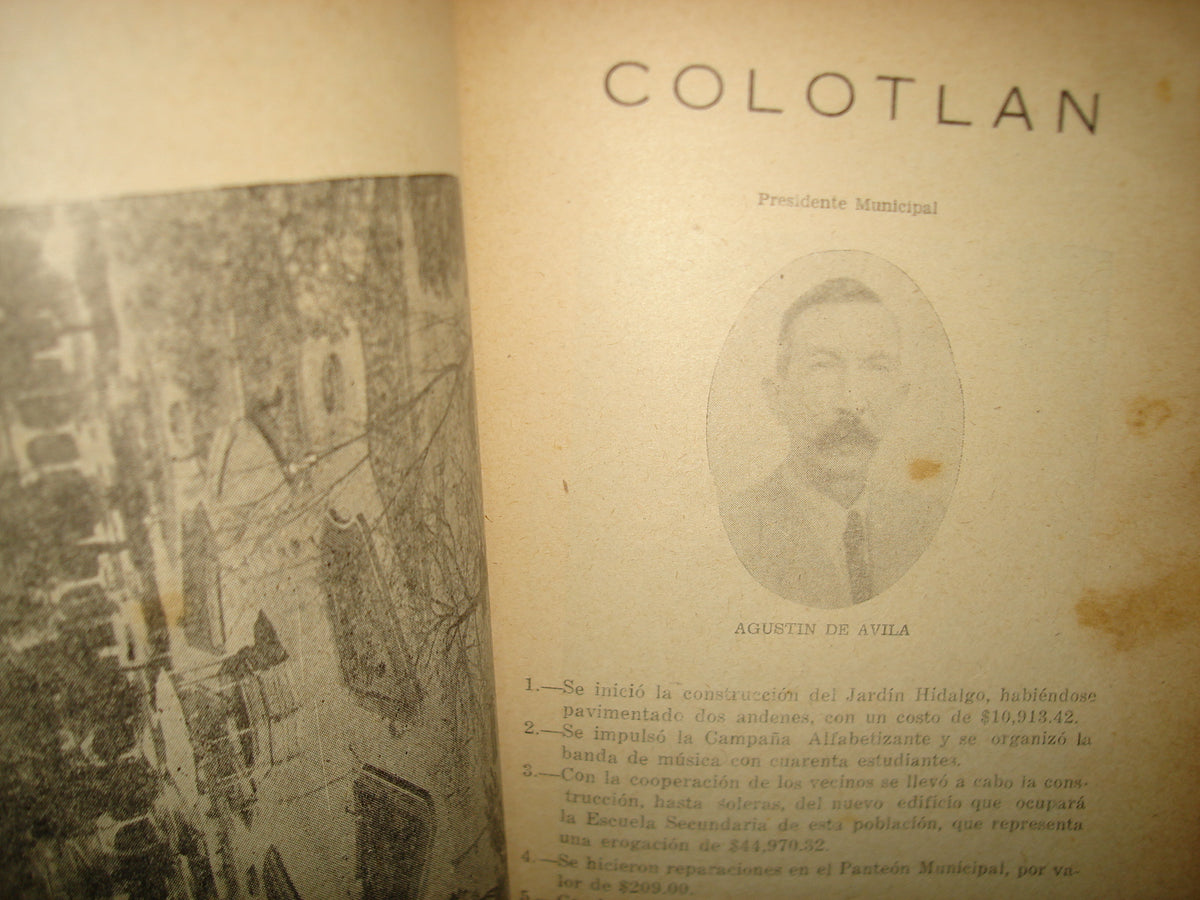 160- Síntesis De Los Informes De Los Cc. Presidentes Municipales De Jalisco, Correspondientes A 1951 - Guadalajara, Jal., 1952