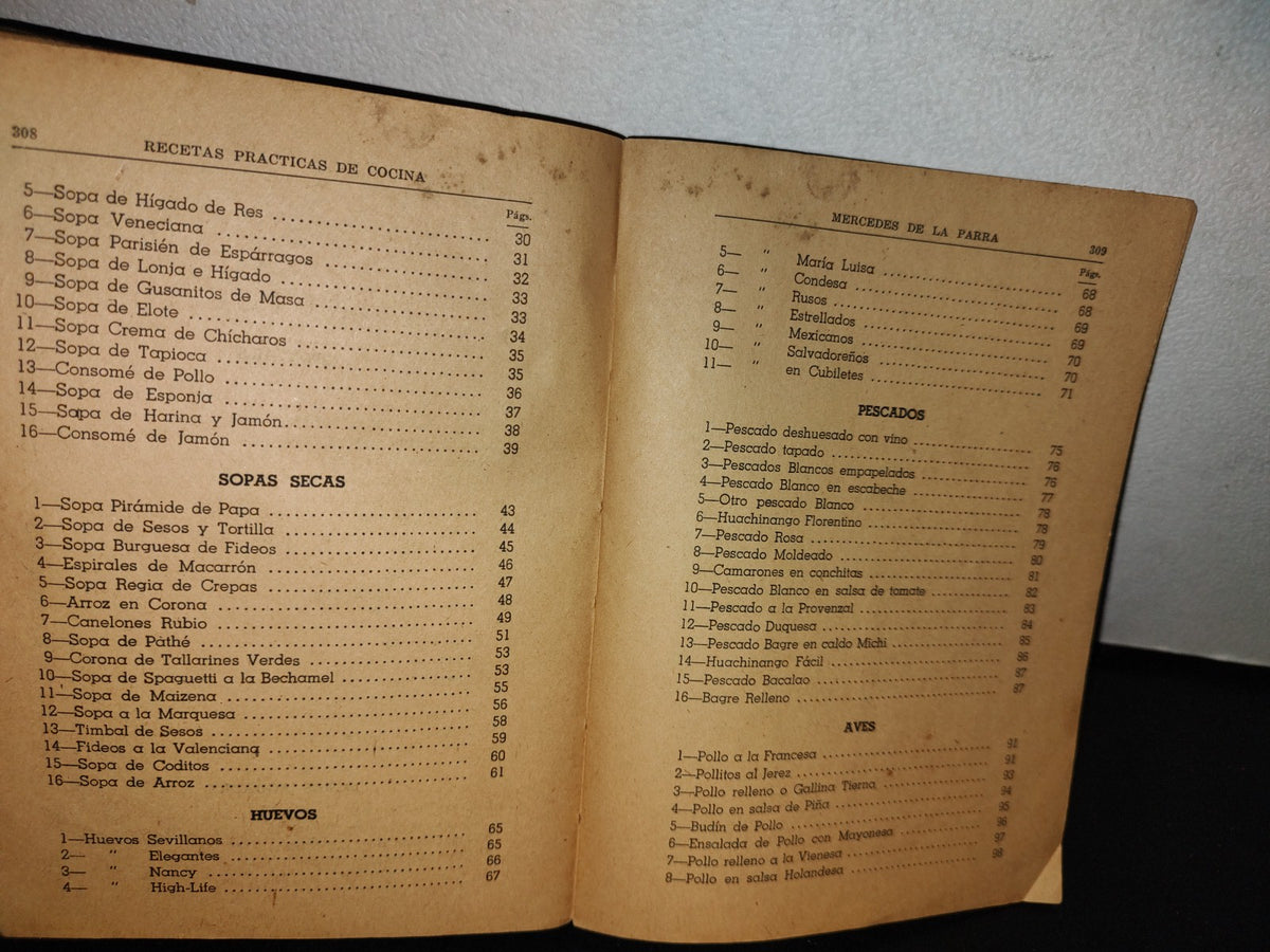 192- Recetas Prácticas De Cocina Jalisciense - Mercedes De La Parra - Librería Font, 1964