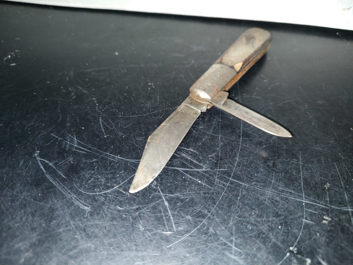 A6- Antigua Navaja Plegable Estadounidense Marca Barlow Imperial, Usa - 70's