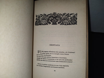 84- Campanas De La Tarde. Poemas - Francisco González León. Facsimilar De 1922