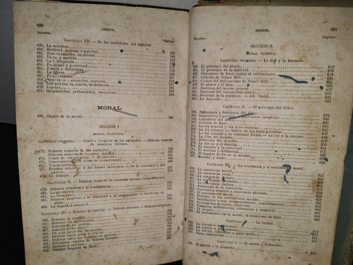 59- Tratado Elemental De Filosofía - P. Janet - París, Librería De C. Bouret / México, Librería De C. Bouret, 1882