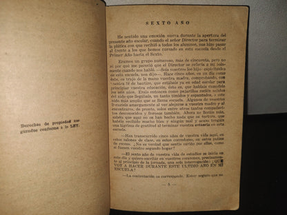 23- Mi Patria. Libro De Lectura Par Sexto Año - Delfina Huerta - 50'S - 60'S