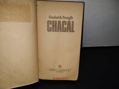 78- Frederick Forsyth. Chacal - Plaza & Janés, S. A., 1975