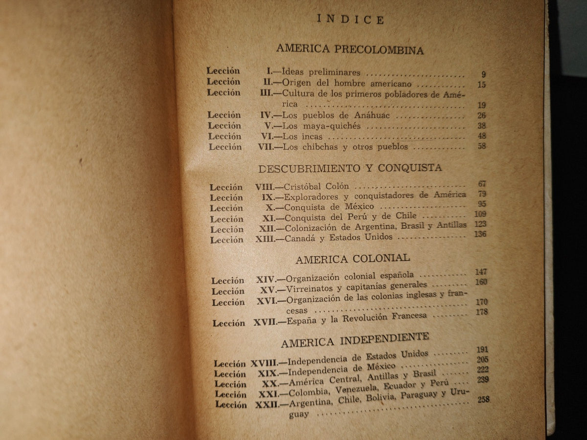 57- Historia De América -Bernardo Zepeda Sahagún - 1961