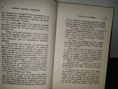158- La Hora De La Bestia - Manuel Magaña Contreras - Primera Edición 1977