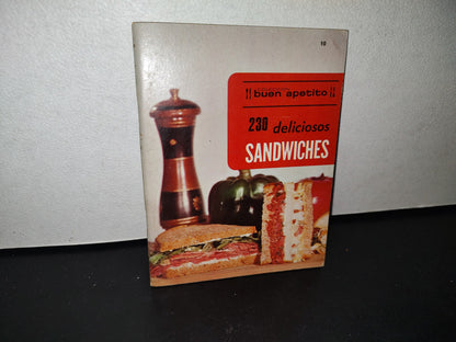 188- Colección Buen Apetito. 230 Deliciosos Sandwiches - Organización Editorial Novaro - 1973
