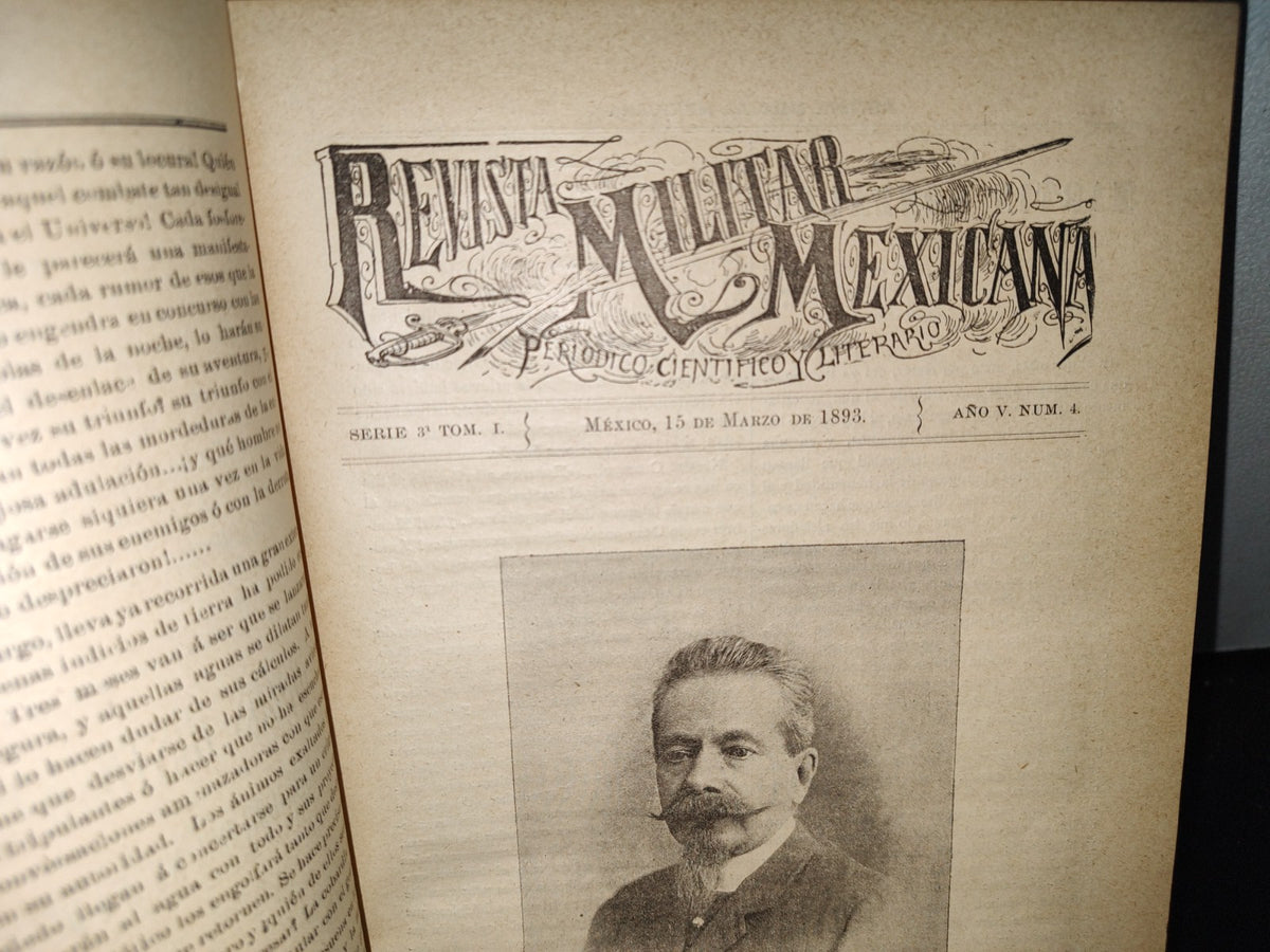 65- Revista Militar Mexicana - Varios Números - 1893