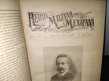 65- Revista Militar Mexicana - Varios Números - 1893