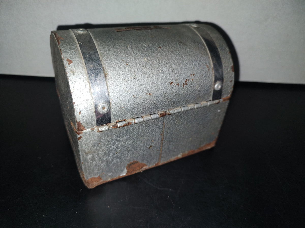A3- Alcancía De Lámina Vintage. Banco Refaccionario De Jalisco S. A. - 70'S