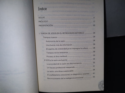78- Inteligencia Emocional - Teresa De Jesús - Editorial Santa Teresa, México, 2010