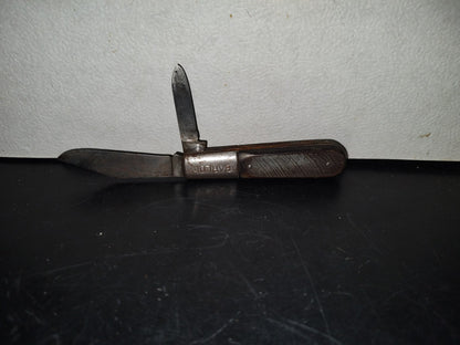 A6- Antigua Navaja Plegable Estadounidense Marca Barlow Imperial, Usa - 70's