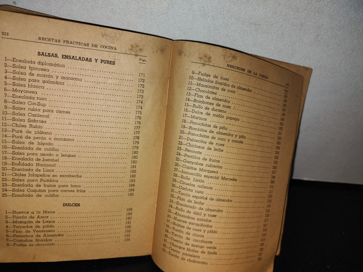 192- Recetas Prácticas De Cocina Jalisciense - Mercedes De La Parra - Librería Font, 1964