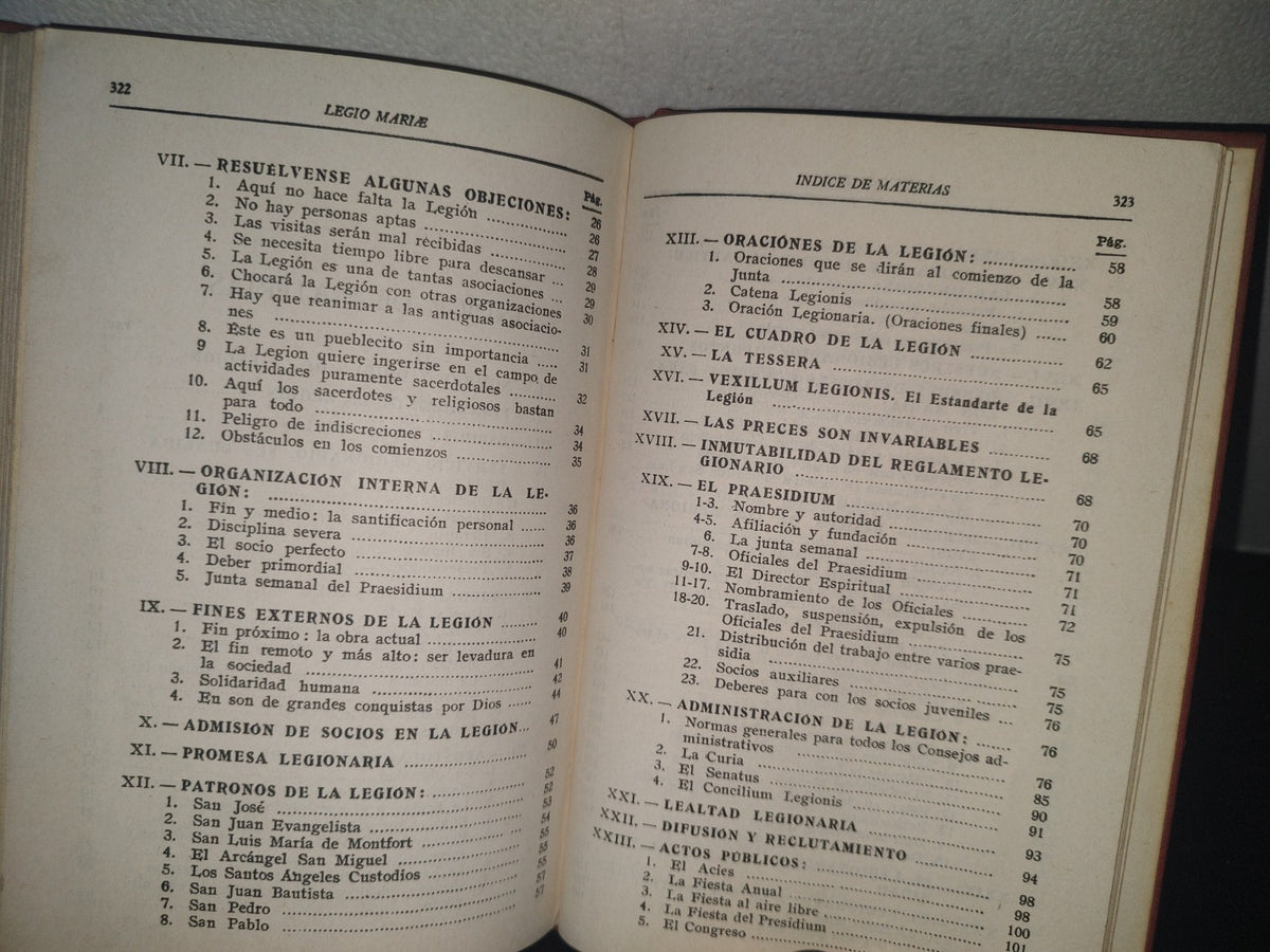 23- Manual Oficial De La Legión De María - Concilium Legionis Mariae - 1960