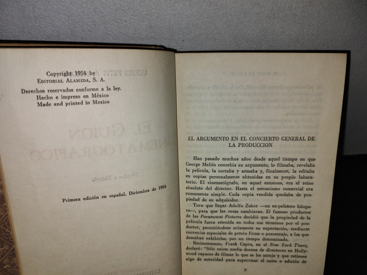 66- El Guión Cinematográfico - Ulyses Petit De Murat - Primera Edición 1954