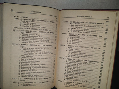 23- Manual Oficial De La Legión De María - Concilium Legionis Mariae - 1960