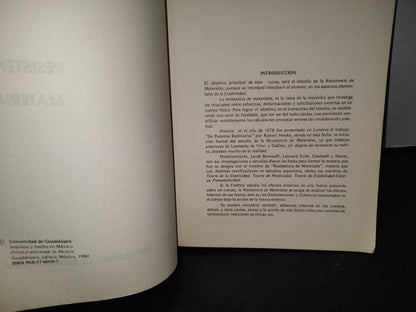 75- Resistencia De Materiales. Raúl Gómz Tremari - Universidad De Guadalajara - 1980