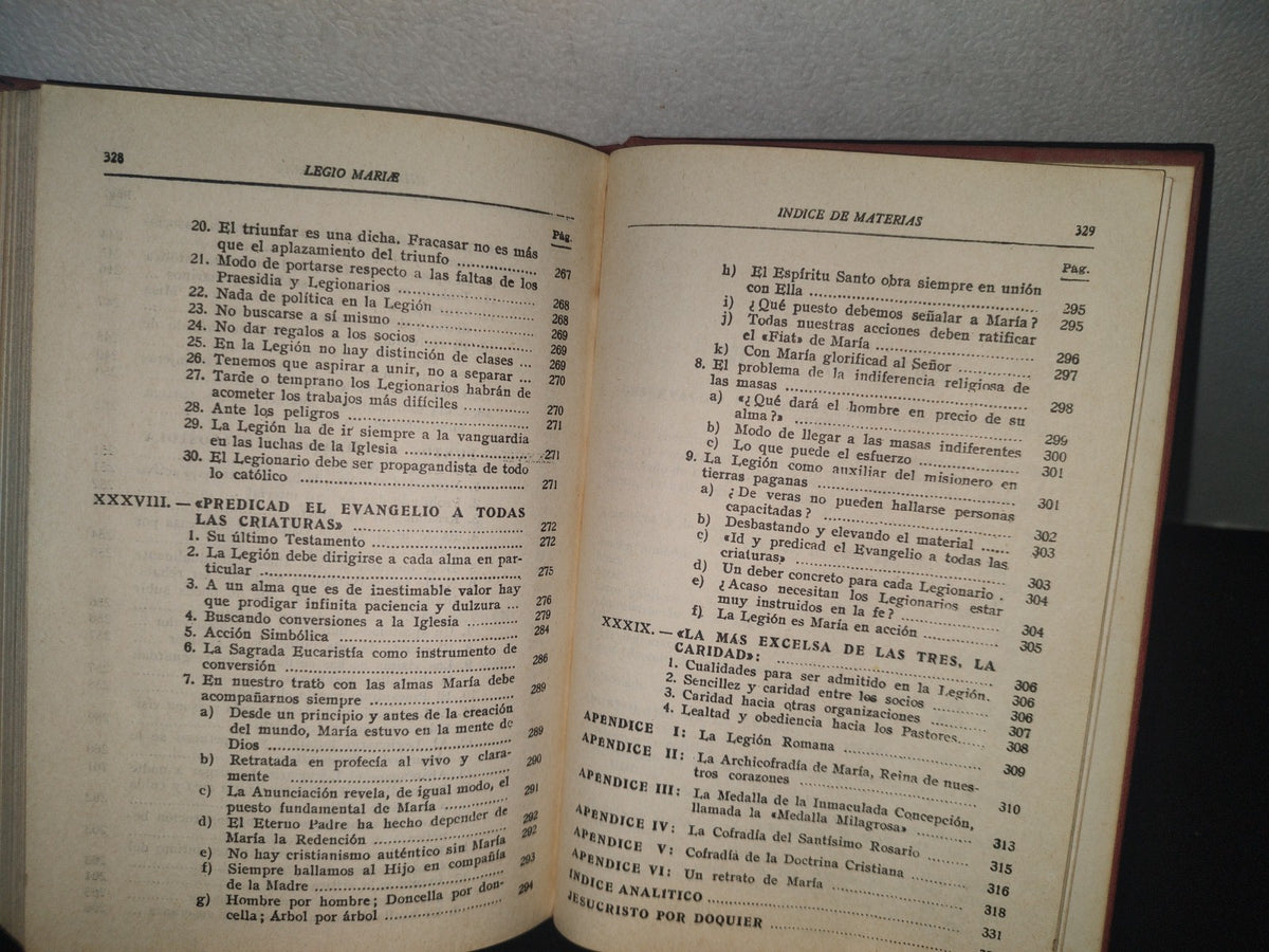 23- Manual Oficial De La Legión De María - Concilium Legionis Mariae - 1960