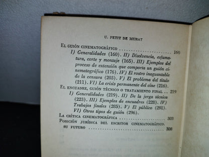 66- El Guión Cinematográfico - Ulyses Petit De Murat - Primera Edición 1954