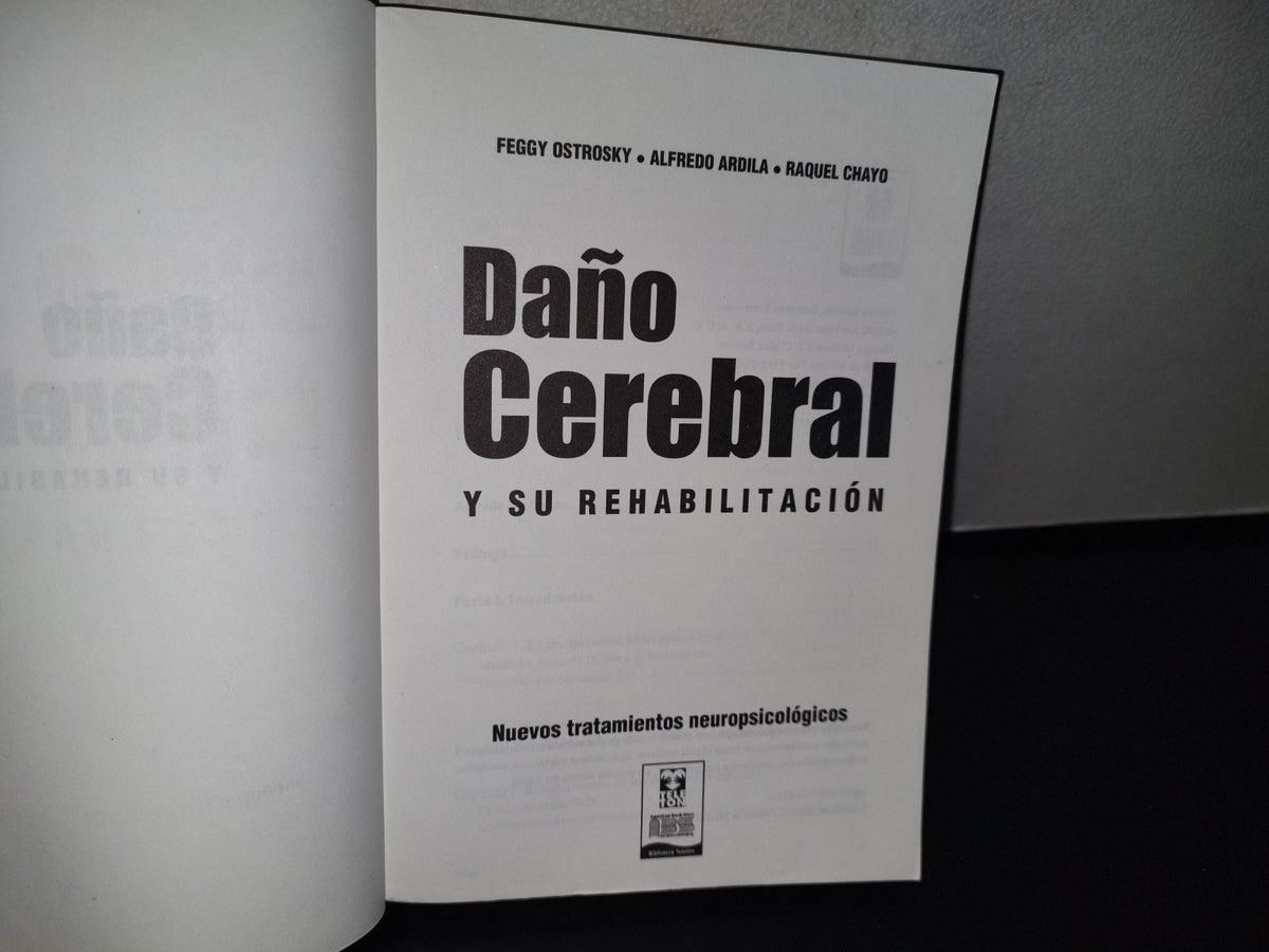 87-2- Daño Cerebral Y Su Rehabilitación - Feggy Ostrosky, Alfredo Ardila, Raquel Chayo