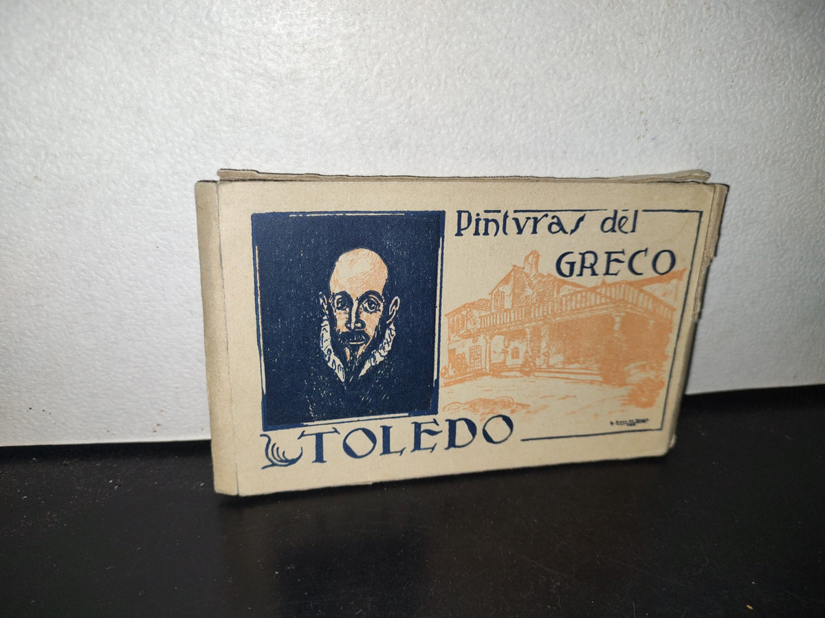 85- Sobre Antiguo De Tarjetas Postales De Toledo. Pinturas Del Greco. Toledo. 15 Postales. 50'S, 60'