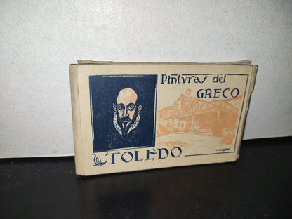 85- Sobre Antiguo De Tarjetas Postales De Toledo. Pinturas Del Greco. Toledo. 15 Postales. 50'S, 60'
