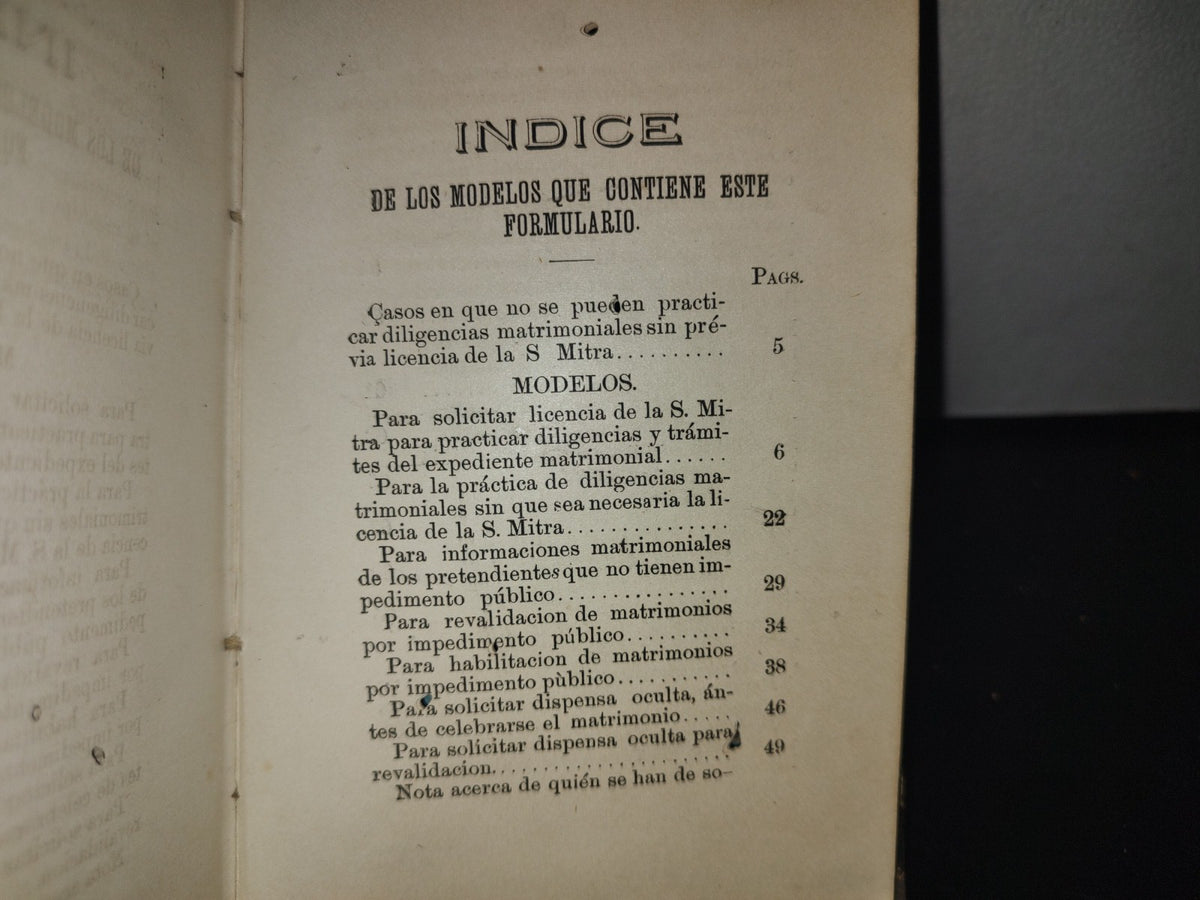 64- Formulario Parroquial. Con La Licencia Necesaria - Guadalajara 1886