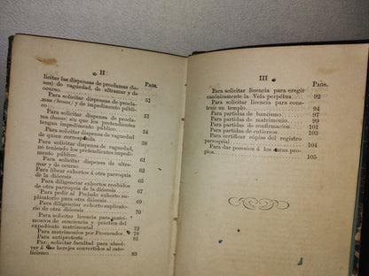 64- Formulario Parroquial. Con La Licencia Necesaria - Guadalajara 1886