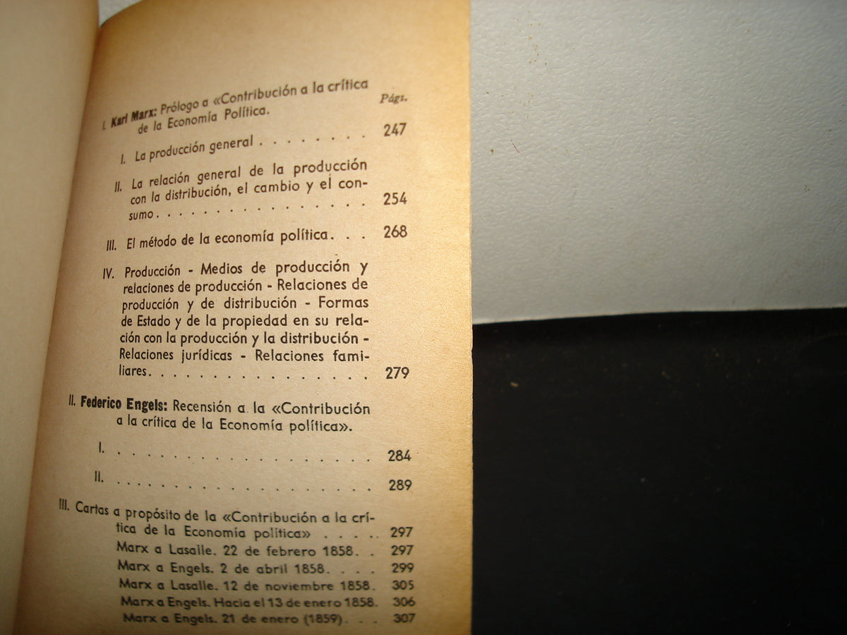 24- Carlos Marx. Contribución A La Crítica De La Economía Política