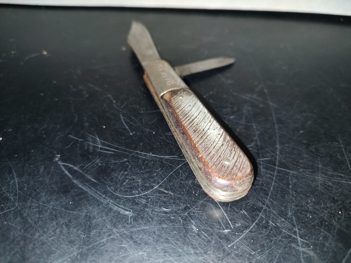 A6- Antigua Navaja Plegable Estadounidense Marca Barlow Imperial, Usa - 70's