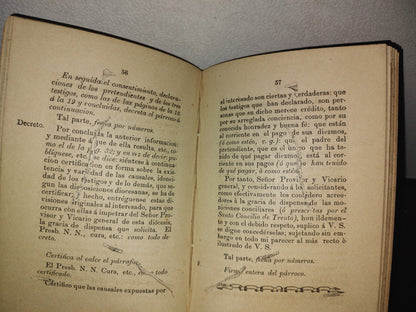 64- Formulario Parroquial. Con La Licencia Necesaria - Guadalajara 1886