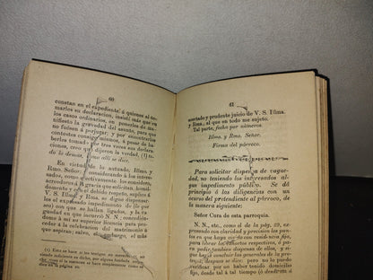 64- Formulario Parroquial. Con La Licencia Necesaria - Guadalajara 1886