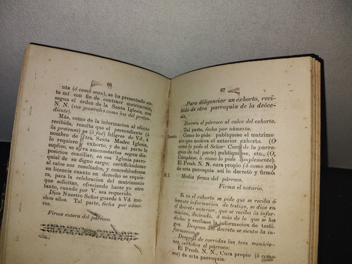 64- Formulario Parroquial. Con La Licencia Necesaria - Guadalajara 1886