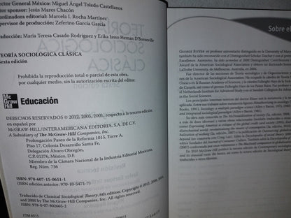 68- Teoría Sociológica Clásica - George Ritzer - 2012