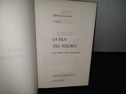 87-2- Biblioteca Juvenil Tomo 5. La Isla Del Tesoro - Robert Louis Stevenson - Grolier - 1986
