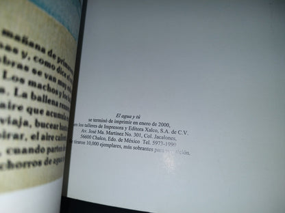 93- Libros Del Rincón Sep. Colibrí. El Agua Y Tú - 1999