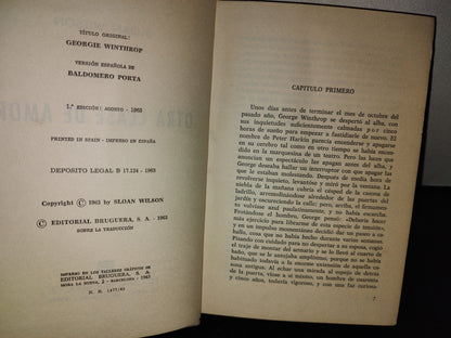 66- Otra Clase De Amor - Sloan Wilson - 1A. Edición: Agosto - 1963