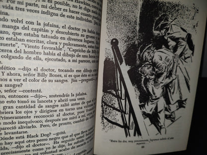 87-2- Biblioteca Juvenil Tomo 5. La Isla Del Tesoro - Robert Louis Stevenson - Grolier - 1986